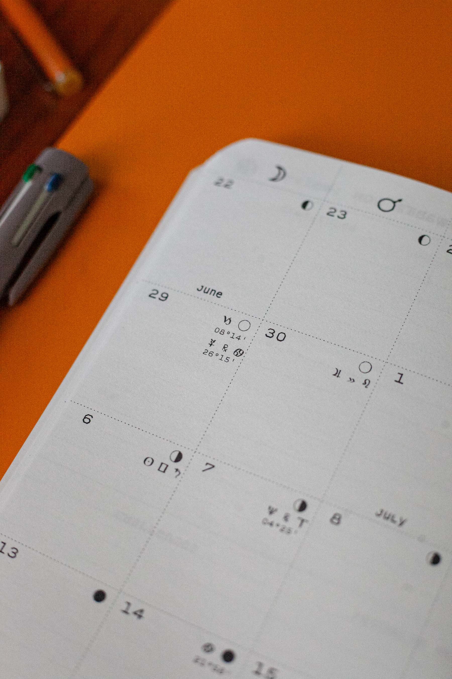monthly astro spread